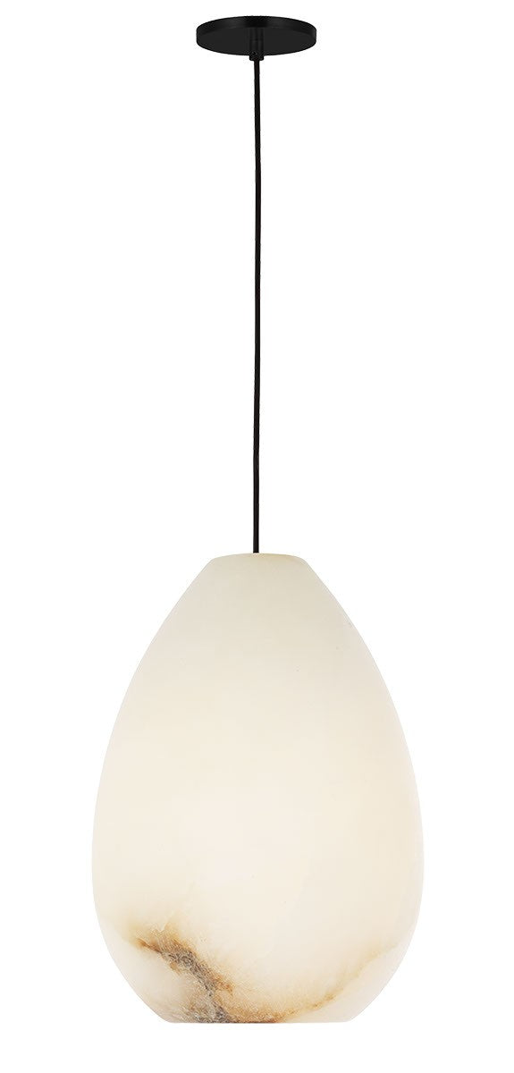 Visual Comfort Modern SLPD545ALBB-L LED Pendant, Nightshade Black