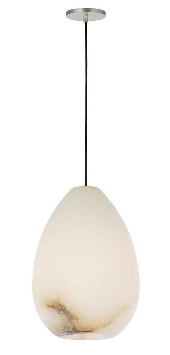 Visual Comfort Modern SLPD545ALBN One Light Pendant, Polished Nickel