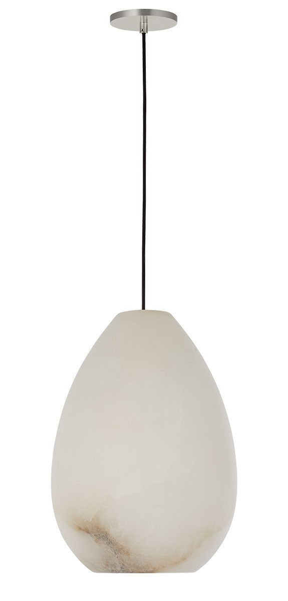 Visual Comfort Modern SLPD545ALBN One Light Pendant, Polished Nickel