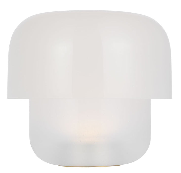 Visual Comfort Modern KWTB49127SCHAB LED Table Lamp, Hand Rubbed Antique Brass