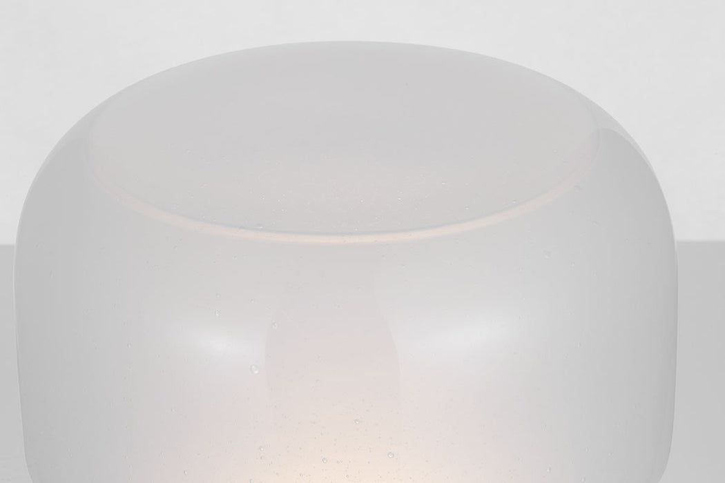 Visual Comfort Modern KWTB49127SCHAB LED Table Lamp, Hand Rubbed Antique Brass