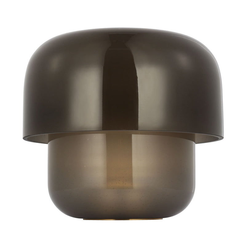 Visual Comfort Modern KWTB49127SSHAB LED Table Lamp, Hand Rubbed Antique Brass