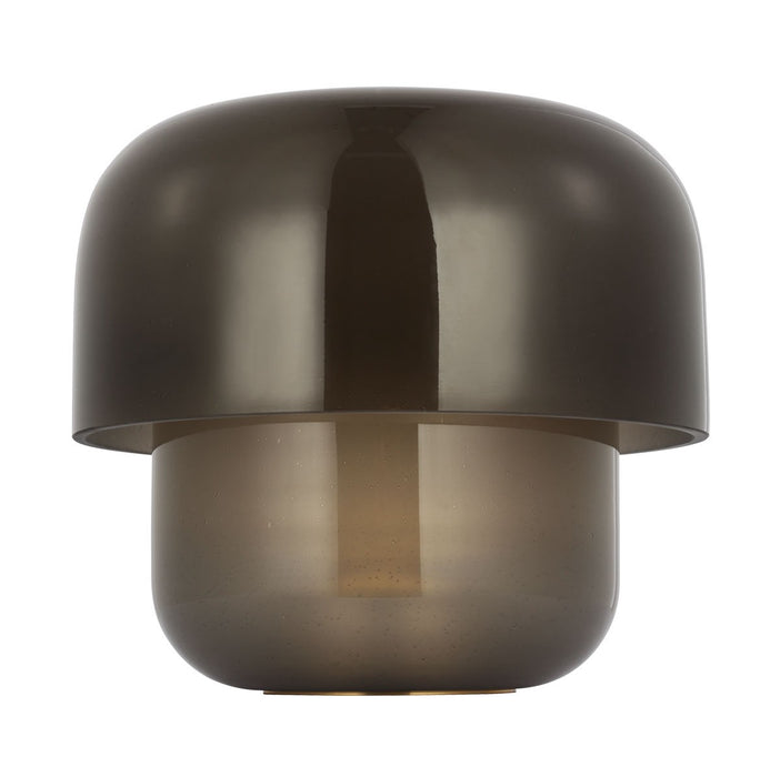Visual Comfort Modern KWTB49127SSHAB LED Table Lamp, Hand Rubbed Antique Brass