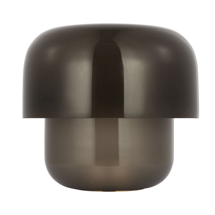 Visual Comfort Modern KWTB49127SSHAB LED Table Lamp, Hand Rubbed Antique Brass