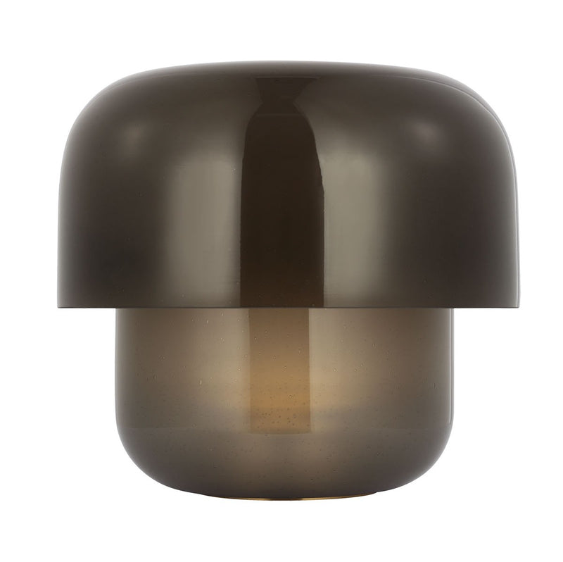 Visual Comfort Modern KWTB49127SSHAB LED Table Lamp, Hand Rubbed Antique Brass