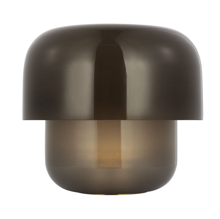 Visual Comfort Modern KWTB49127SSHAB LED Table Lamp, Hand Rubbed Antique Brass