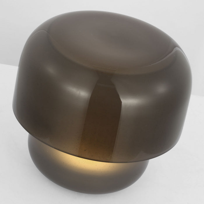 Visual Comfort Modern KWTB49127SSHAB LED Table Lamp, Hand Rubbed Antique Brass