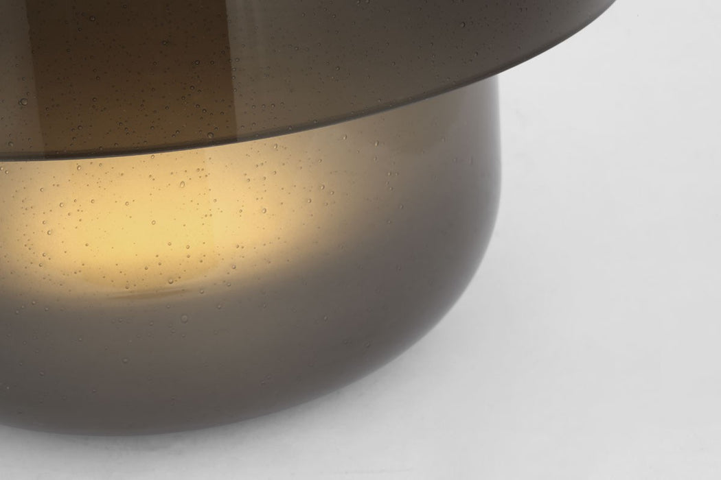 Visual Comfort Modern KWTB49127SSHAB LED Table Lamp, Hand Rubbed Antique Brass