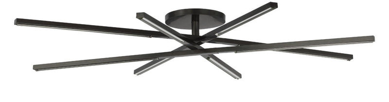 Visual Comfort Modern SLFM56627CCBZ LED Flush Mount, Bronze