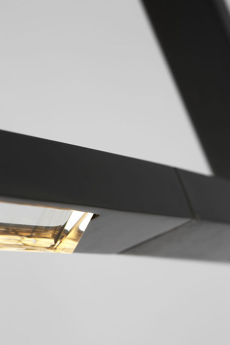 Visual Comfort Modern SLLS56827CCBZ LED Linear Chandelier, Bronze