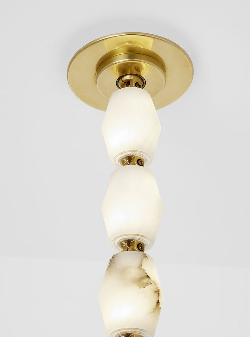 Visual Comfort Modern SLWS54727ALBHAB LED Wall Sconce, Hand Rubbed Antique Brass