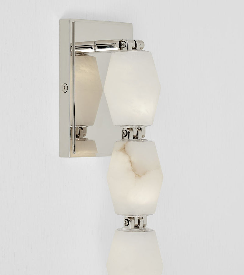 Visual Comfort Modern SLWS54727ALBN LED Wall Sconce, Polished Nickel