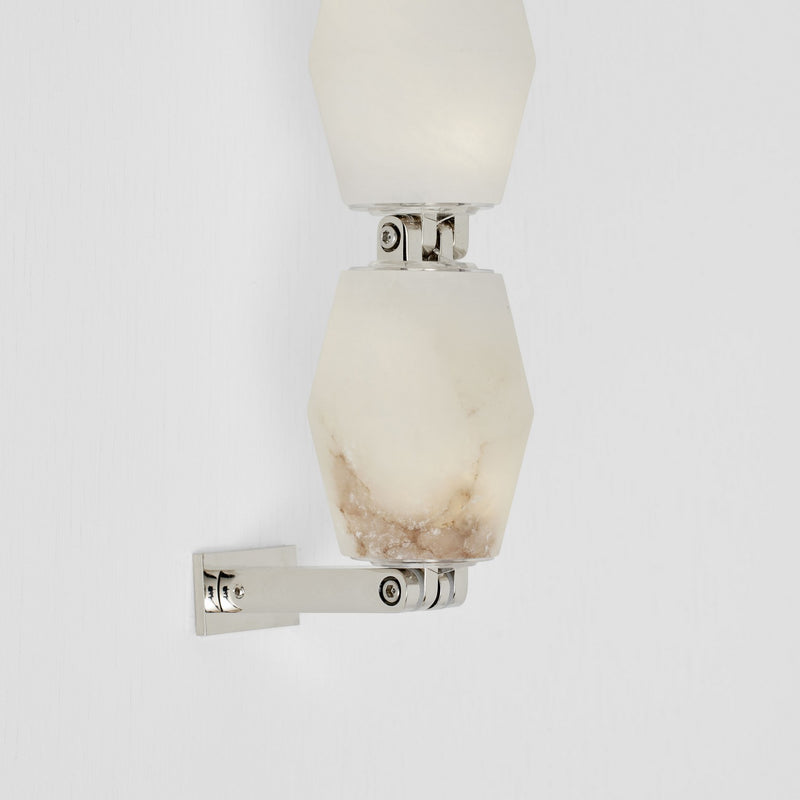 Visual Comfort Modern SLWS54727ALBN LED Wall Sconce, Polished Nickel