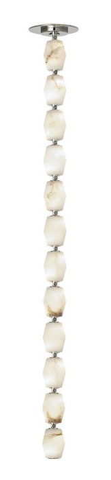 Visual Comfort Modern SLPD55127ALBNR LED Pendant, Polished Nickel