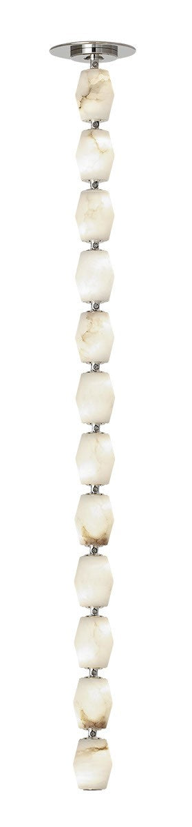 Visual Comfort Modern SLPD55127ALBNR-277 LED Pendant, Polished Nickel