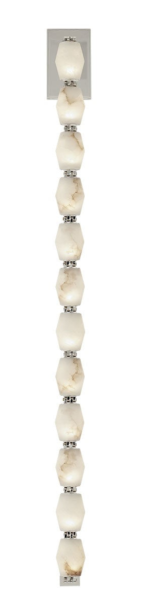 Visual Comfort Modern SLWS54827ALBN LED Wall Sconce, Polished Nickel