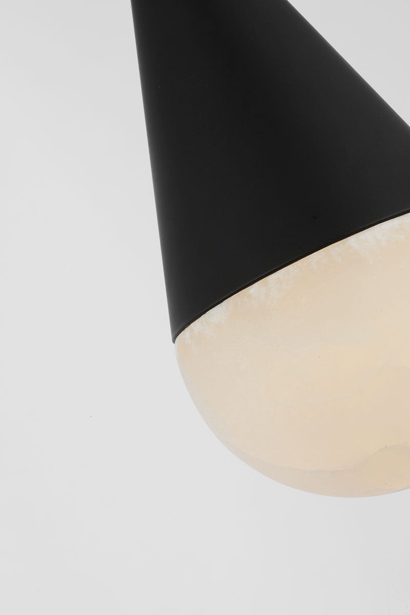 Visual Comfort Modern SLPD51130B LED Pendant, Nightshade Black
