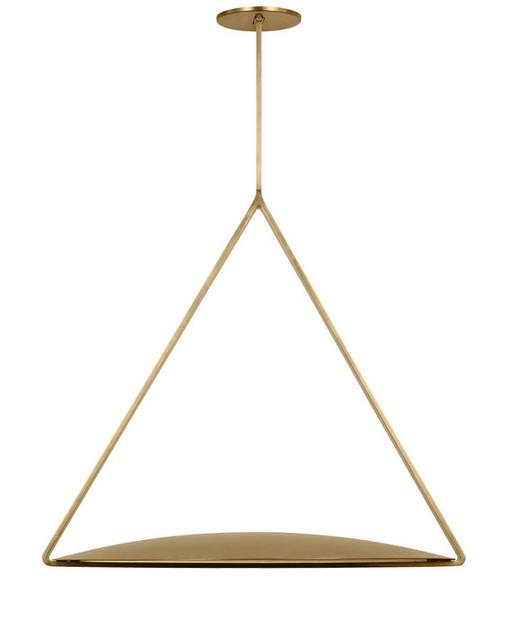 Visual Comfort Modern PBPD35127NB/NB LED Pendant, Natural Brass