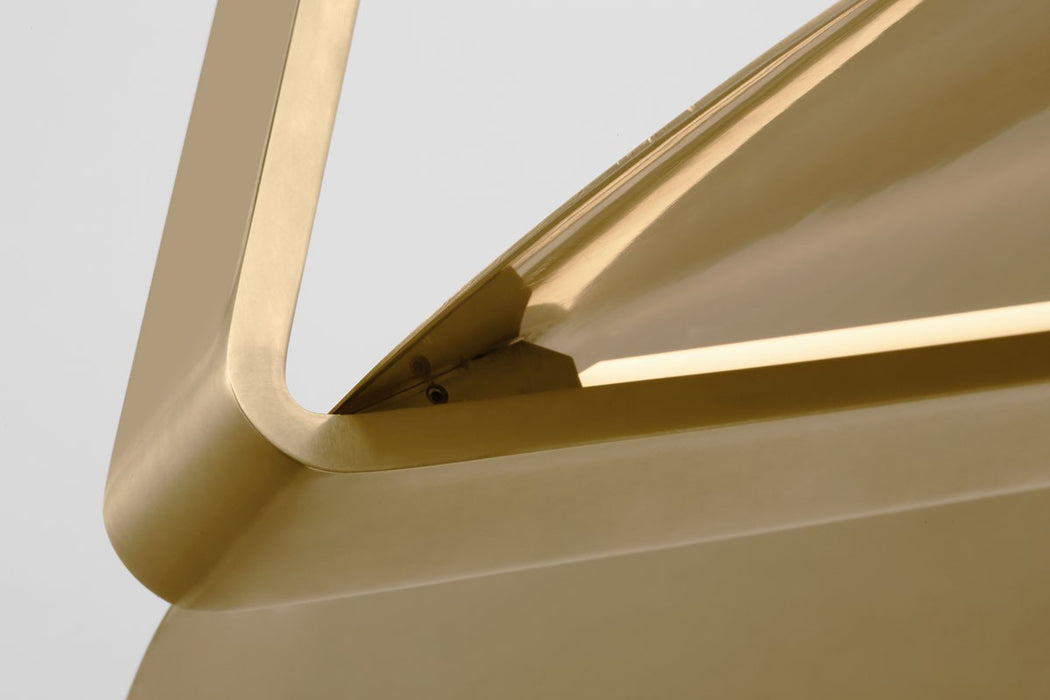 Visual Comfort Modern PBPD35127NB/NB LED Pendant, Natural Brass