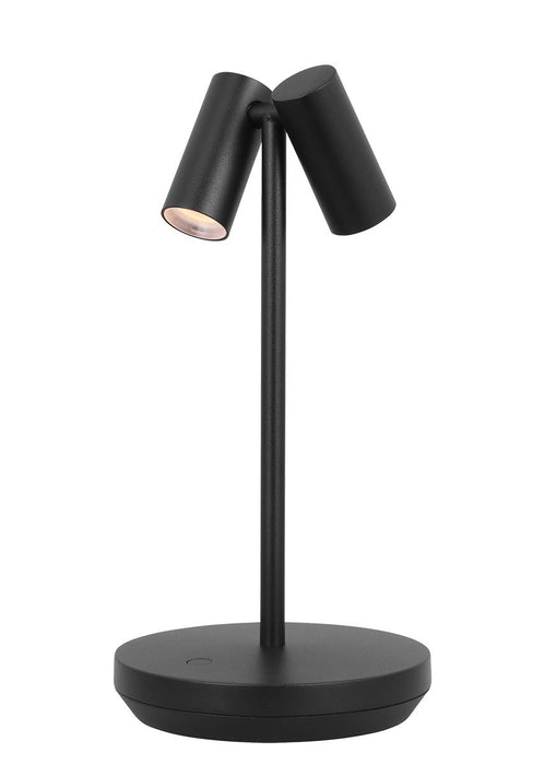 Visual Comfort Modern SLTB53427B LED Table Lamp, Black