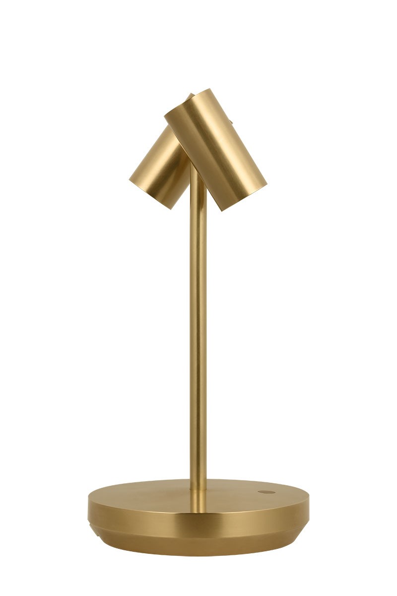 Visual Comfort Modern SLTB53427HAB LED Table Lamp, Hand Rubbed Antique Brass