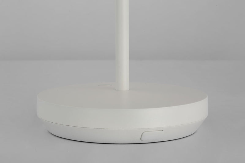 Visual Comfort Modern SLTB53427W LED Table Lamp, Matte White