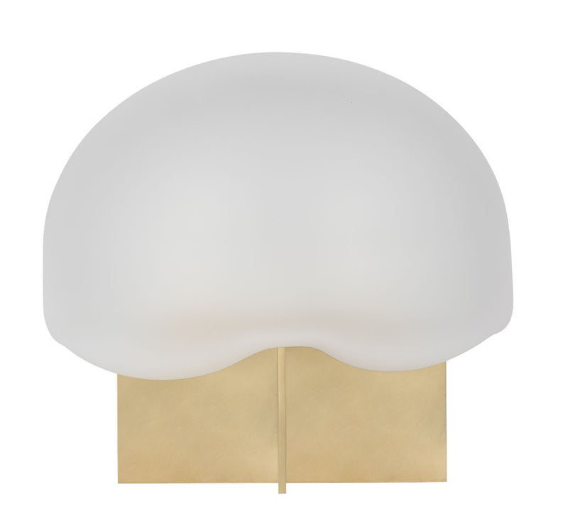 Visual Comfort Modern KWTB49427CEHAB LED Table Lamp, Hand Rubbed Antique Brass