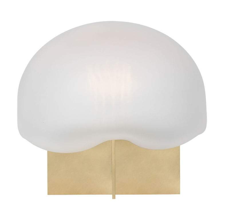 Visual Comfort Modern KWTB49427CEHAB LED Table Lamp, Hand Rubbed Antique Brass