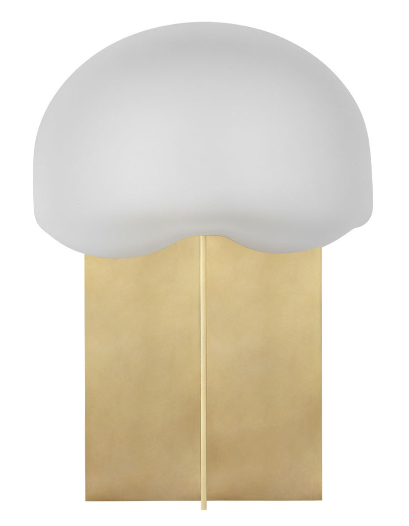 Visual Comfort Modern KWTB49527CEHAB LED Table Lamp, Hand Rubbed Antique Brass