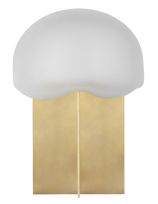 Visual Comfort Modern KWTB49527CEHAB LED Table Lamp, Hand Rubbed Antique Brass