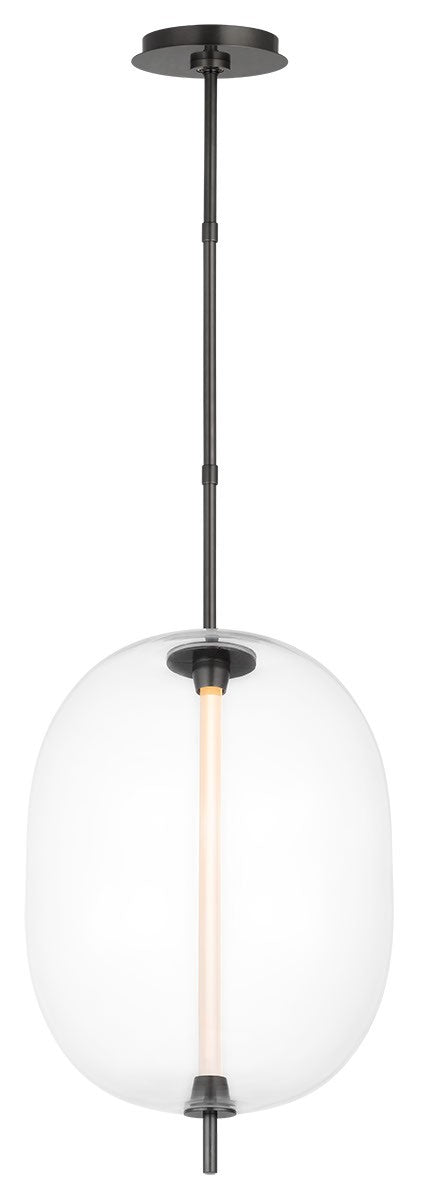 Visual Comfort Modern SLPD31227CBZ LED Pendant, Bronze