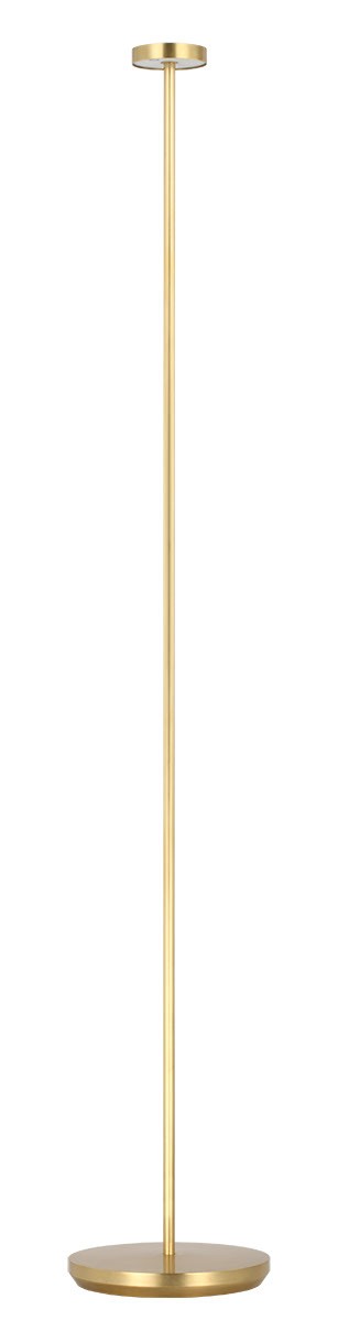 Visual Comfort Modern SLFL53727HAB LED Floor Lamp, Hand Rubbed Antique Brass