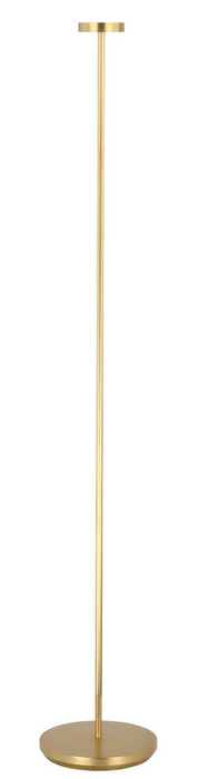 Visual Comfort Modern SLFL53727HAB LED Floor Lamp, Hand Rubbed Antique Brass