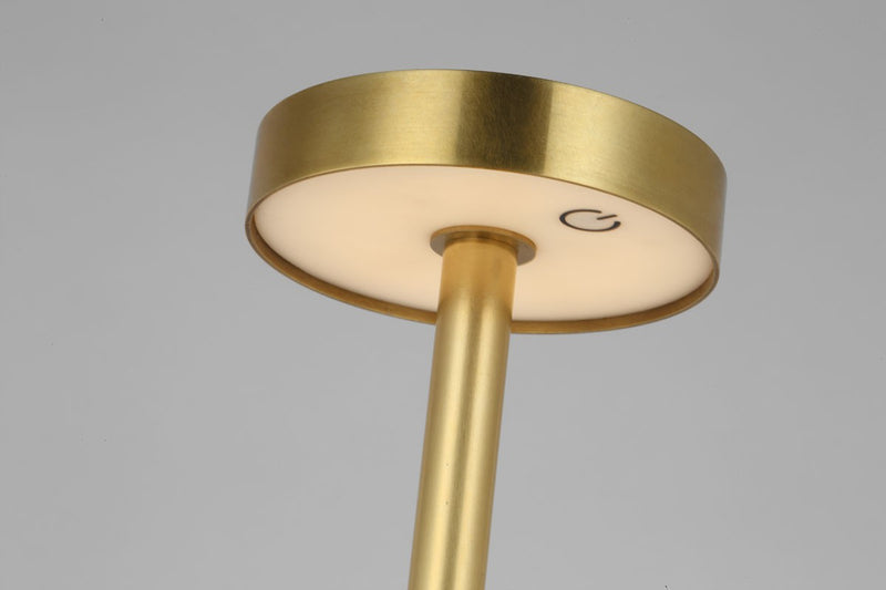 Visual Comfort Modern SLFL53727HAB LED Floor Lamp, Hand Rubbed Antique Brass
