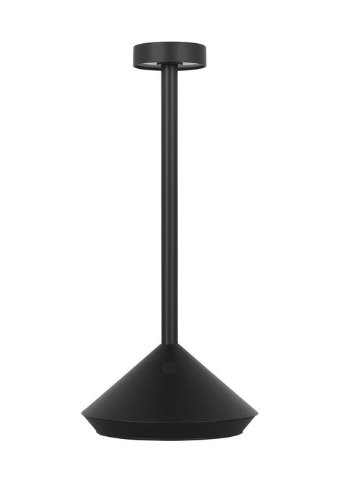 Visual Comfort Modern SLTB53327B LED Table Lamp, Black