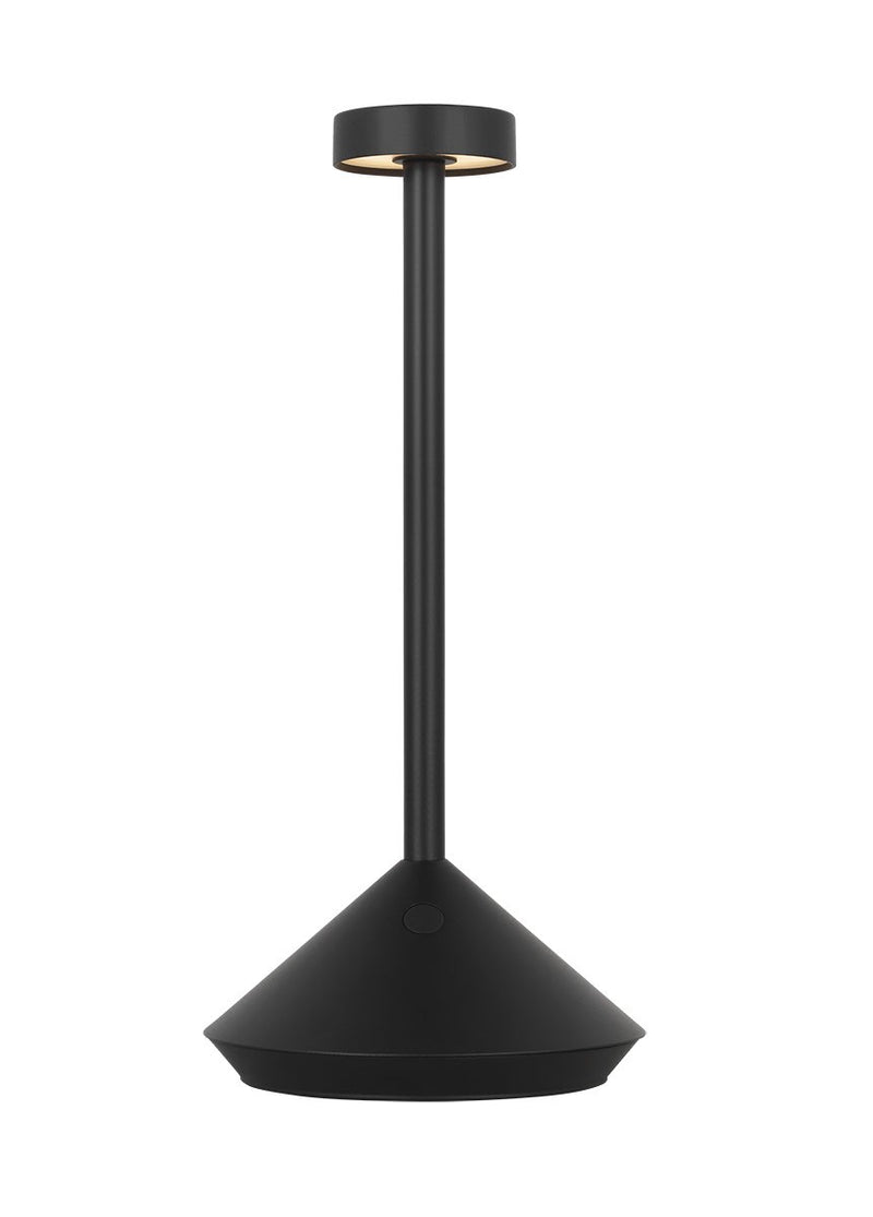 Visual Comfort Modern SLTB53327B LED Table Lamp, Black