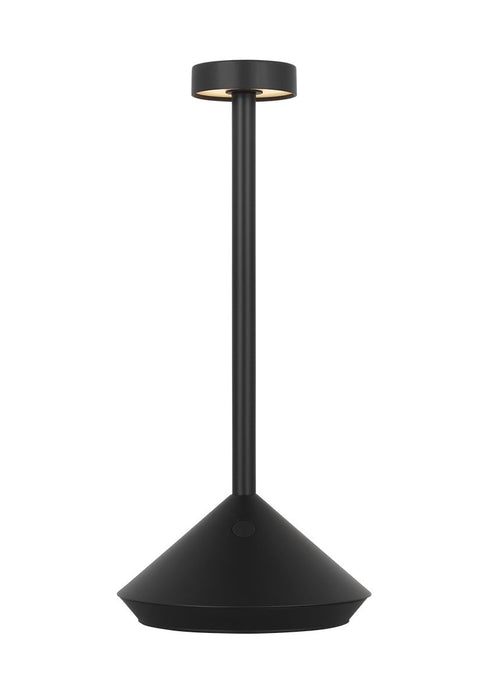 Visual Comfort Modern SLTB53327B LED Table Lamp, Black