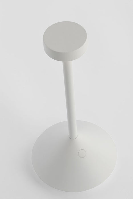 Visual Comfort Modern SLTB53327W LED Table Lamp, Matte White
