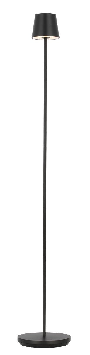 Visual Comfort Modern SLFL53527B LED Floor Lamp, Black