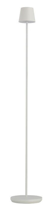 Visual Comfort Modern SLFL53527W LED Floor Lamp, Matte White
