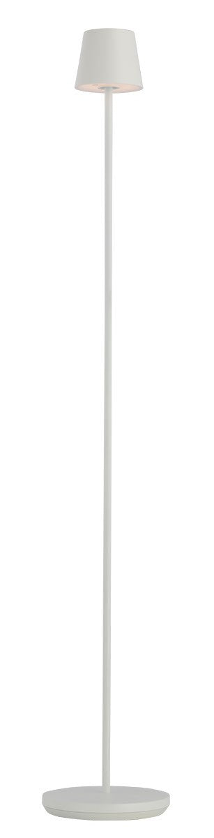 Visual Comfort Modern SLFL53527W LED Floor Lamp, Matte White
