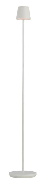 Visual Comfort Modern SLFL53527W LED Floor Lamp, Matte White