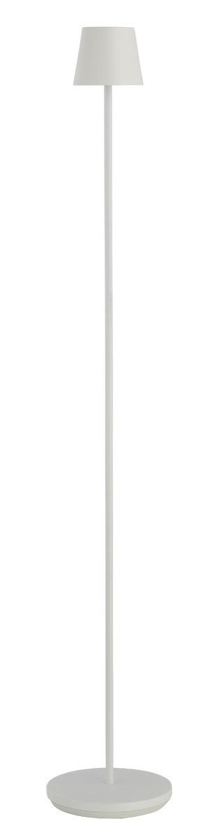 Visual Comfort Modern SLFL53527W LED Floor Lamp, Matte White