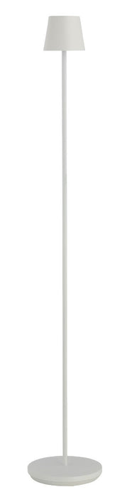 Visual Comfort Modern SLFL53527W LED Floor Lamp, Matte White