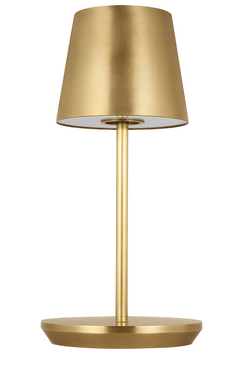 Visual Comfort Modern SLTB53127HAB LED Table Lamp, Hand Rubbed Antique Brass