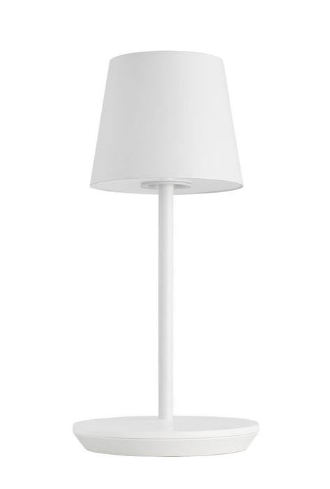 Visual Comfort Modern SLTB53127W LED Table Lamp, Matte White