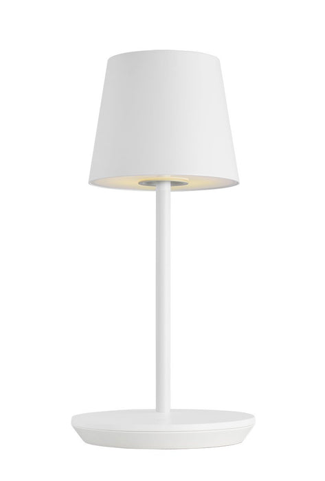 Visual Comfort Modern SLTB53127W LED Table Lamp, Matte White
