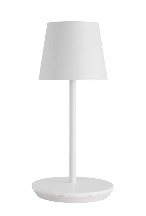 Visual Comfort Modern SLTB53127W LED Table Lamp, Matte White