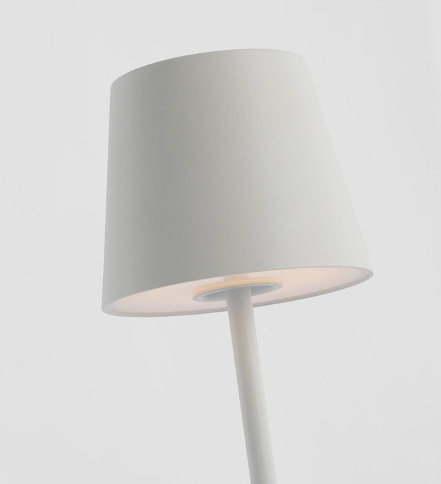 Visual Comfort Modern SLTB53127W LED Table Lamp, Matte White