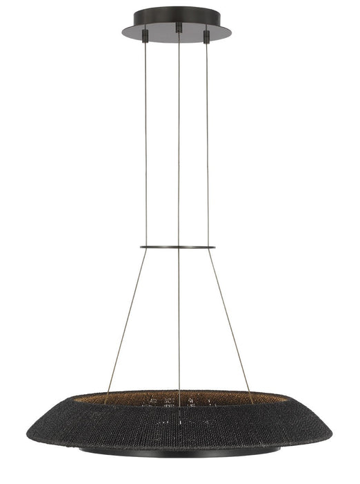 Visual Comfort Modern SLCH56027WBKBZ LED Chandelier, Bronze